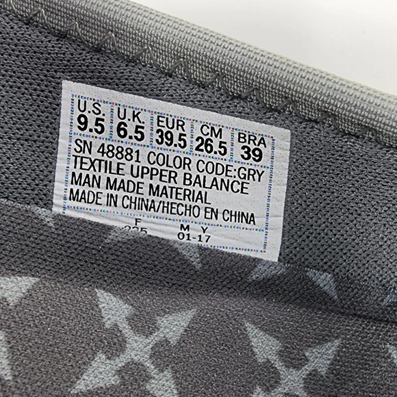 Skechers Stretch Fit Memory Foam Grey Striped Wedge Comfort Shoes EUC 9.5 48881 - Picture 9 of 10